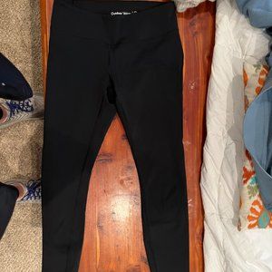 Outdoor Voices Black FrostKnit Legging, Size Small